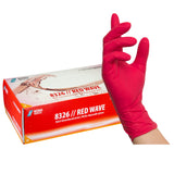 Nitras Red Wave nitrile gloves - 100 pcs