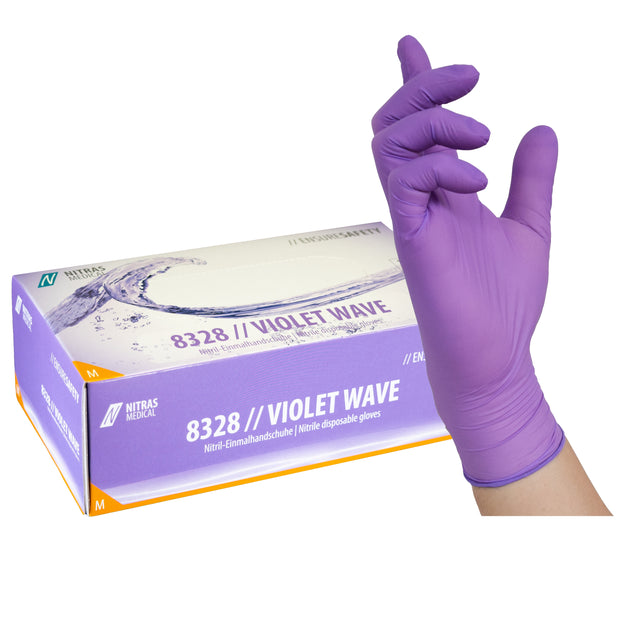 Nitras Violet Wave nitrile gloves - 100 pcs