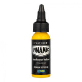 SUNFLOWER YELLOW 30ml - DYNAMIC PLATINUM TATTOO INK - Reach compliant