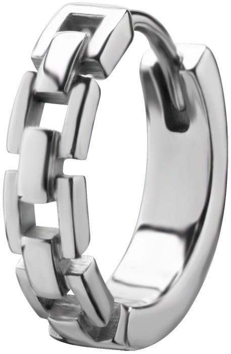 SS 316 HOOP EARRINGS (PAIR) mod. 07