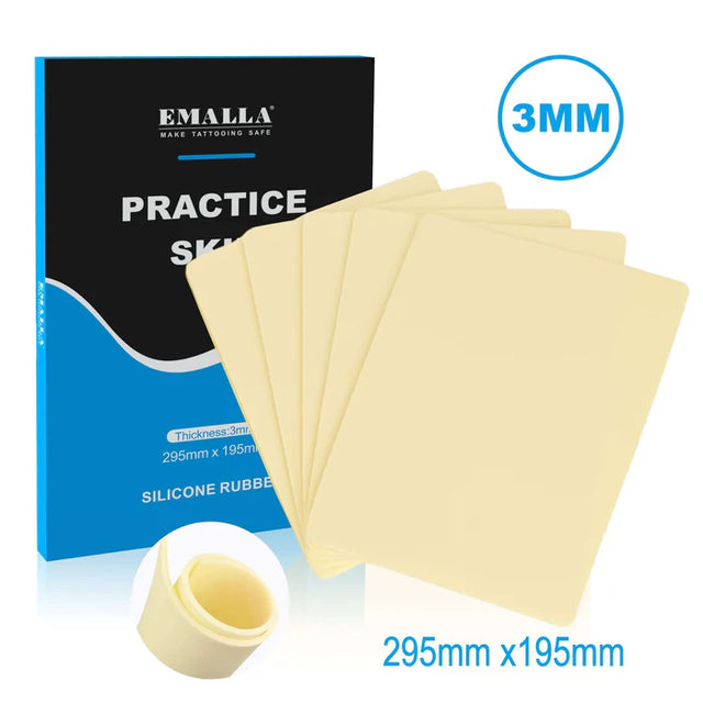 Emalla Tattoo Practice Skin - 295x195mm - 5pcs