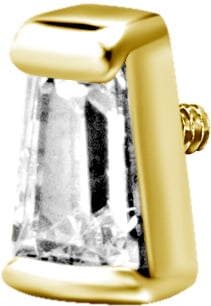 GD 316 int ATTACHMENT 1,2mm CUBIC ZIRCONIA mod. 38 - WH (4mm)