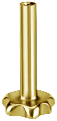 GD TT int LABRETS PART FLOWER PLATE 1,2mm