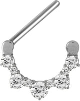 SS 316 JEWELLED NIPPLE CLICKER WH