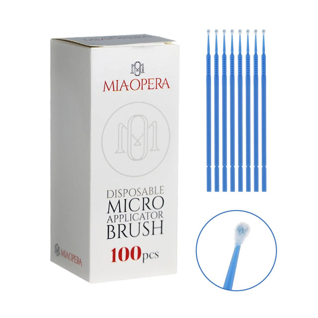 MiaOpera Micro Applicator Brush - 100pcs