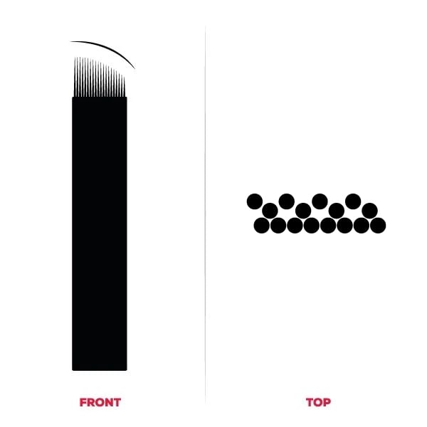 MiaOpera Disposable MicroBlading Blades 10pcs - 0,30mm Pixel P15