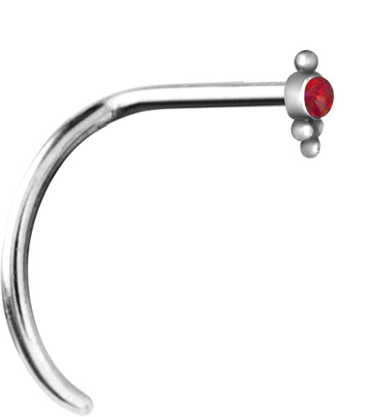 OPAL NOSESTUDS CURVED 0,8mm mod. 25