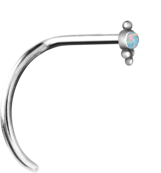 OPAL NOSESTUDS CURVED 0,8mm mod. 25