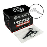 BodySupply Sterile Disposable Forceps 20 pcs - Oval Open