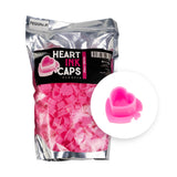 BodySupply Plastic Heart Ink Caps - 200pcs