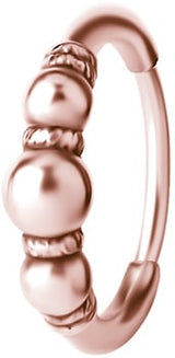 RG 316 HOOP EARRINGS (PAIR) 1,0x10mm - mod. 10