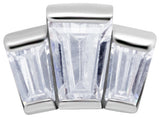 SS 316 int ATTACHMENT 1,2mm CUBIC ZIRCONIA mod. 58L - WH (7mm)
