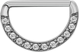 SS 316 JEWELLED NIPPLE CLICKER