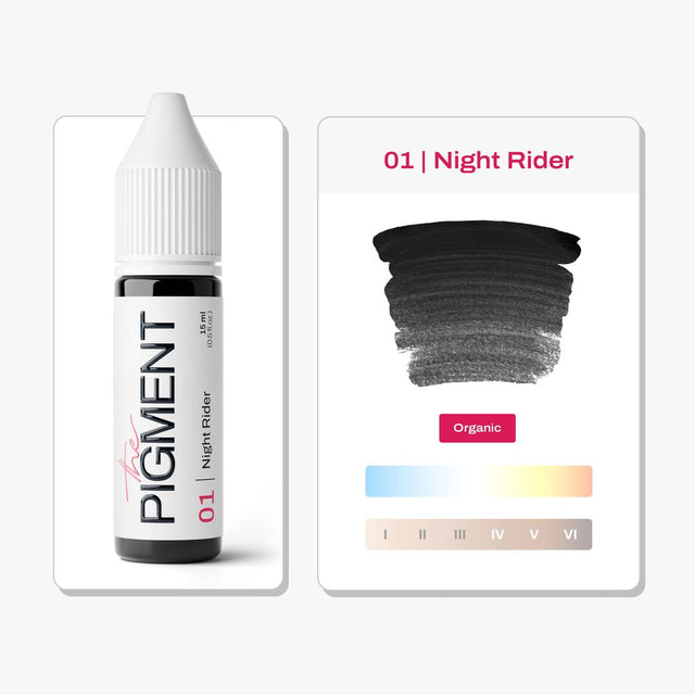 The Pigment Eyeliner PMU - 01 Night Rider (15 ml)
