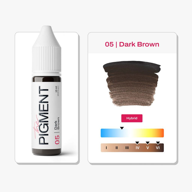 The Pigment Eyebrows PMU - 05 Dark Brown (15 ml)
