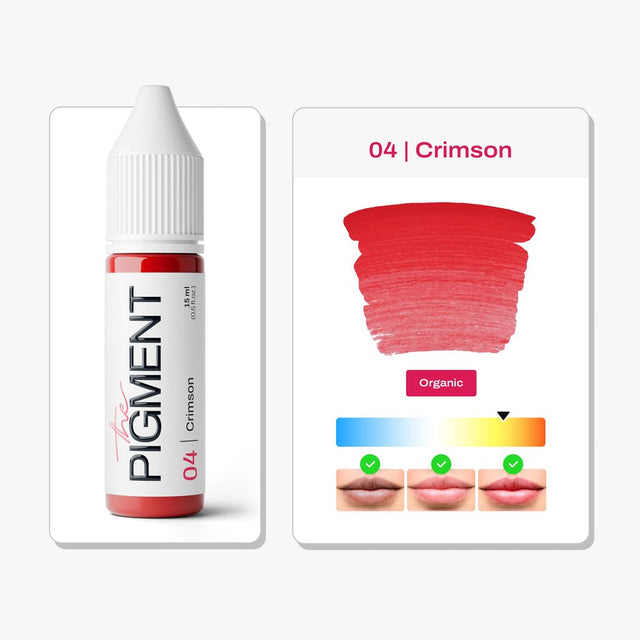 The Pigment Lips PMU - 04 Crimson (15 ml)