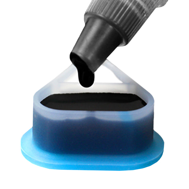 BodySupply 2 in 1 Silicone Triangle Ink caps 80pcs - 22mm