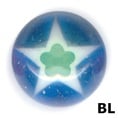 UV SCREW-ON ZIRCON MURANO BALLS