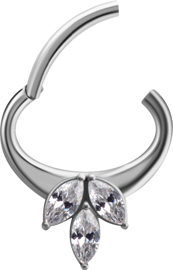 SS 316 HINGED DAITH CLICKER 1,2x6mm WH mod. 03