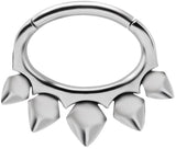 SS 316 HINGED SEPTUM & DAITH CLICKERS 1,2x6mm mod.14