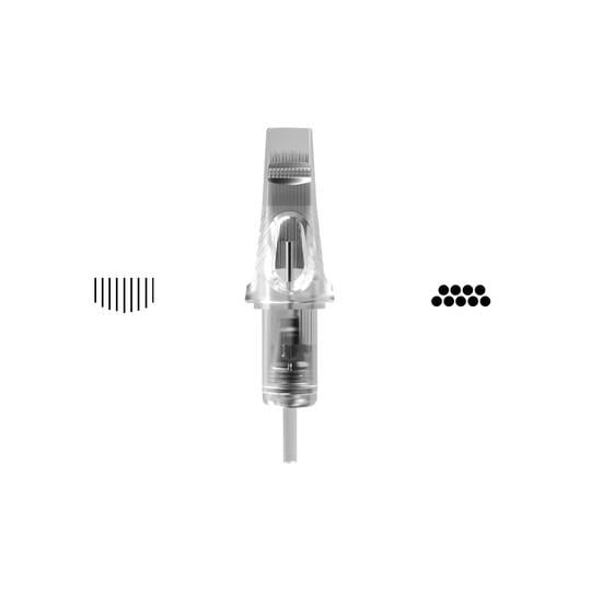 Transparent Craft Cartridges Cheyenne, 20pcs - 09 Soft Magnum  0,35mm Long Taper