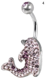 CE TITANIUM CRYSTAL DOLPHIN BANANA