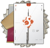 S8 RED - Red Thermal Transfer Paper - A4 (21,6 x 27,9cm) - 100pcs