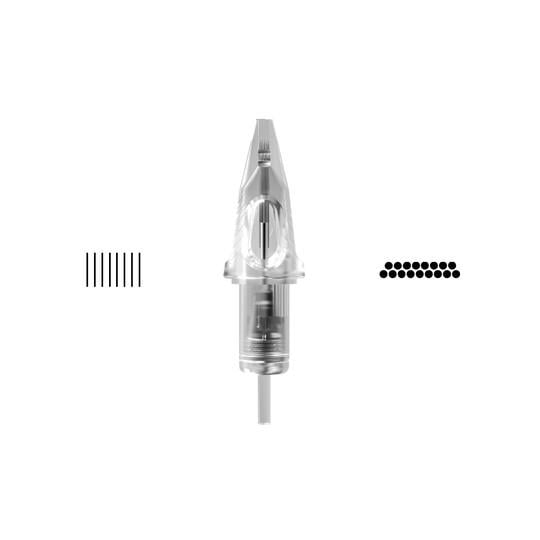 Transparent Craft Cartridges Cheyenne, 20pcs - 17 Magnum 0,35mm Long Taper