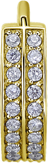 GD 316 HINGED RING (DOUBLE ROW) SET W. ZIRCONIA