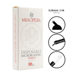 MiaOpera Disposable MicroBlading Tools 10pcs - 0,18mm U18 Angled