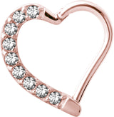 RG 316 JEWELLED HINGED HEART RING RIGHT