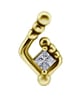 GD 316 int ATTACHMENT 1,2mm CUBIC ZIRCONIA mod. 62 - WH (8mm)