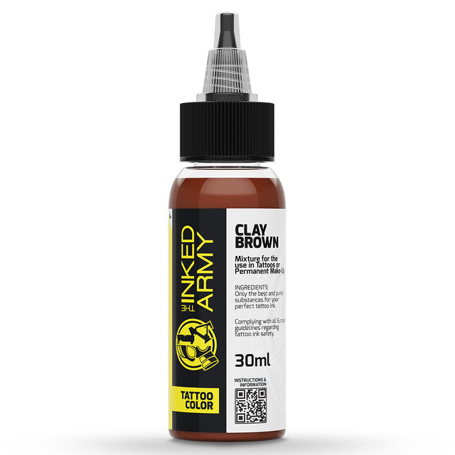 The Inked Army Tattoo Ink REACH - Clay Brown (30 ml)