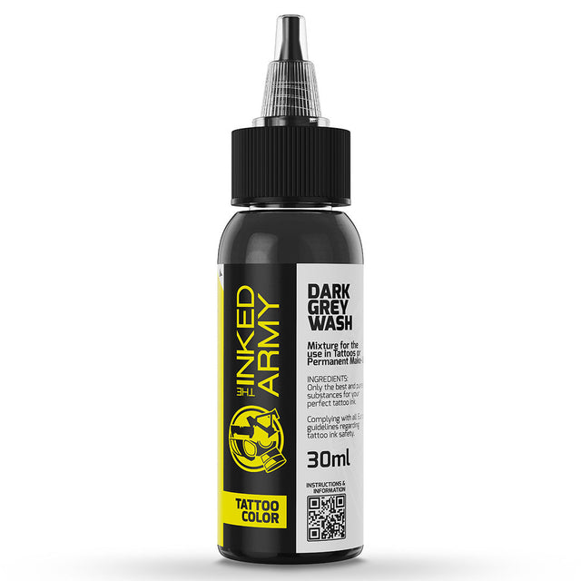 The Inked Army Tattoo Ink REACH - Dark Grey Wash (30 ml)