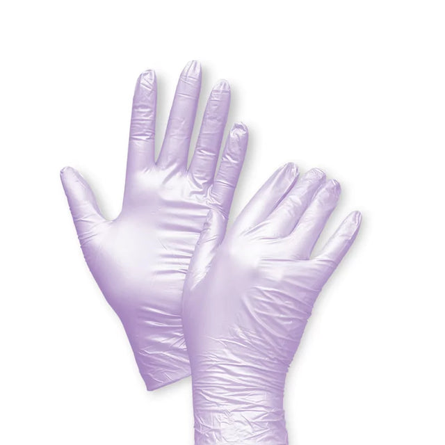 Fancy Violet Gloves - 100pcs