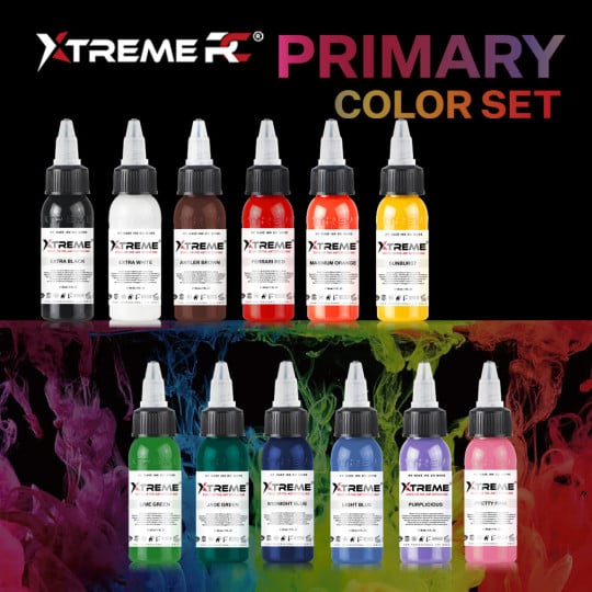 XTreme Ink - 12x30ml - 12 COLOR SET
