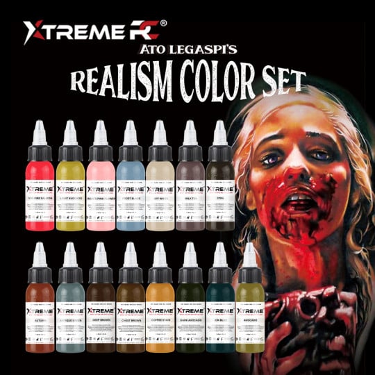 XTreme Ink - 15x30ml - ATO LEGASPI'S REALISM COLOR SET