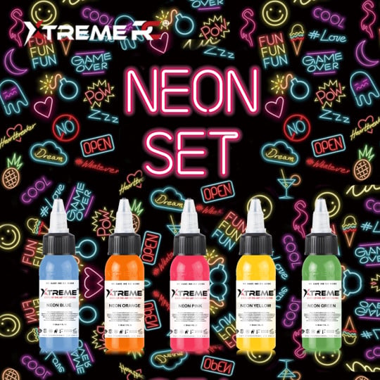 XTreme Ink - 5x30ml - NEON SET
