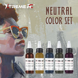 XTreme Ink - 5x30ml - NEUTRAL SET