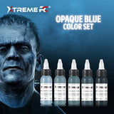 XTreme Ink - 5x30ml - OPAQUE BLUE SET