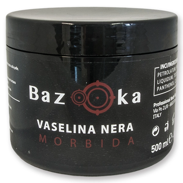 BLACK VASELINE BAZOOKA WITH VITAMINES 500ml SOFT 