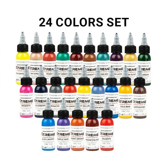 XTreme Ink - 24x30ml - 24 COLOR SET