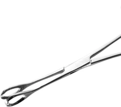 SLOTTED OVAL FORCEPS