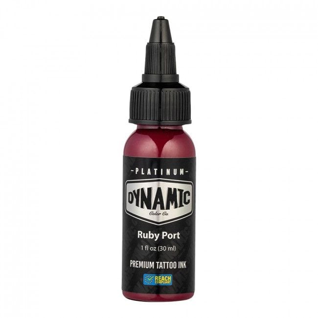 RUBY PORT 30ml - DYNAMIC PLATINUM TATTOO INK - Reach compliant