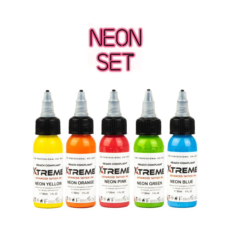 XTreme Ink - 5x30ml - NEON SET