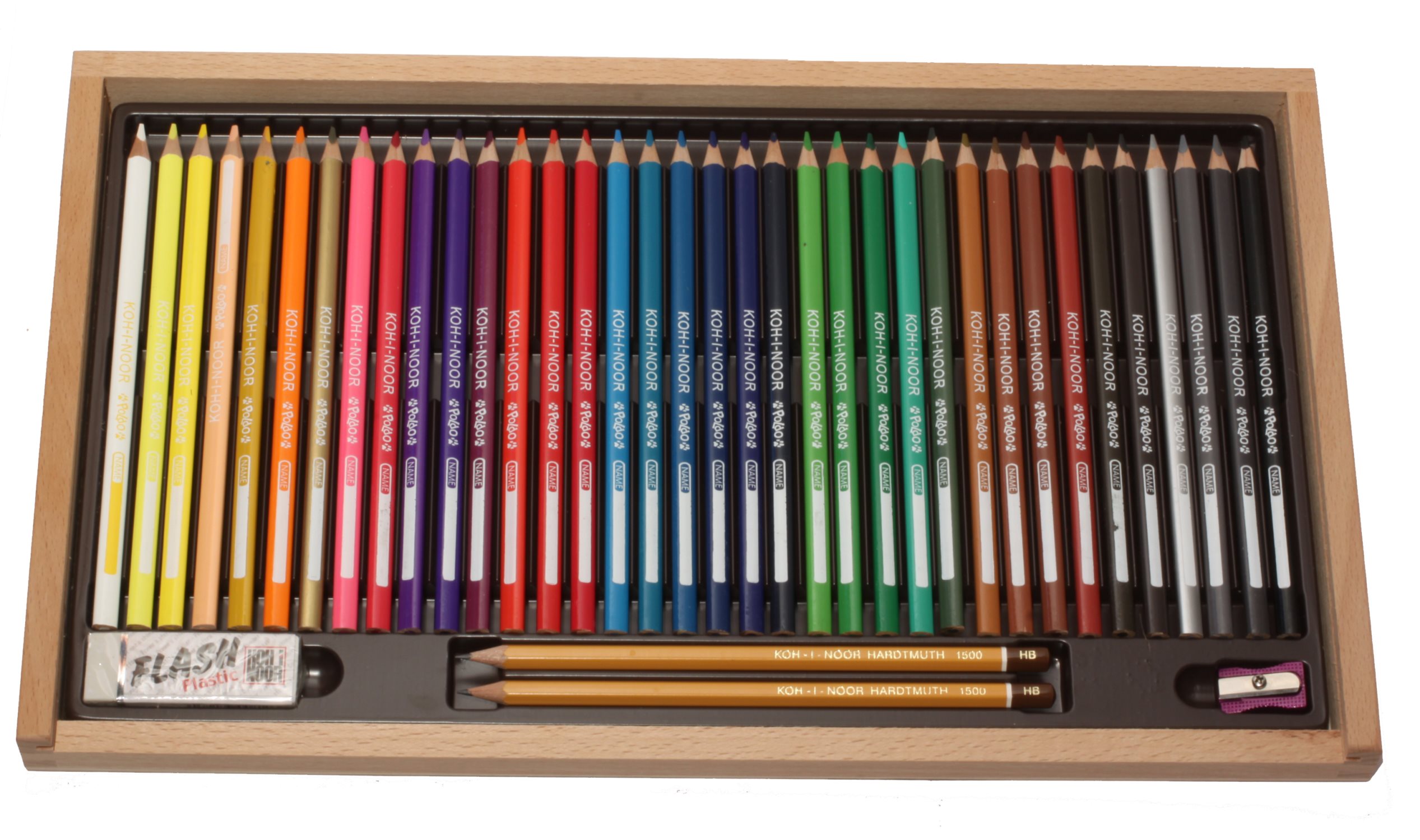 BOX SET 36 COLOURS NOT WATERCOLOUR PENCILS