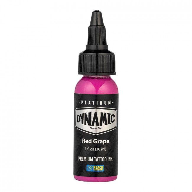 RED GRAPE 30ml - DYNAMIC PLATINUM TATTOO INK - Reach compliant