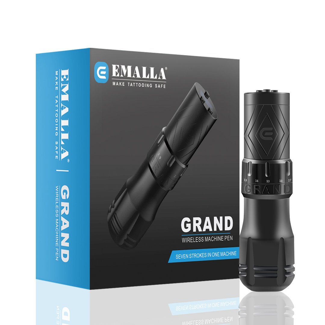 Emalla GRAND Wireless Tattoo Pen - Black