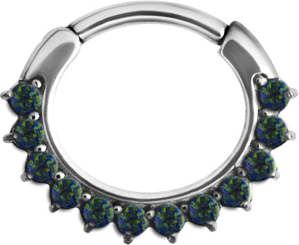 SS 316 OPAL CURVED SEPTUM CLICKERS