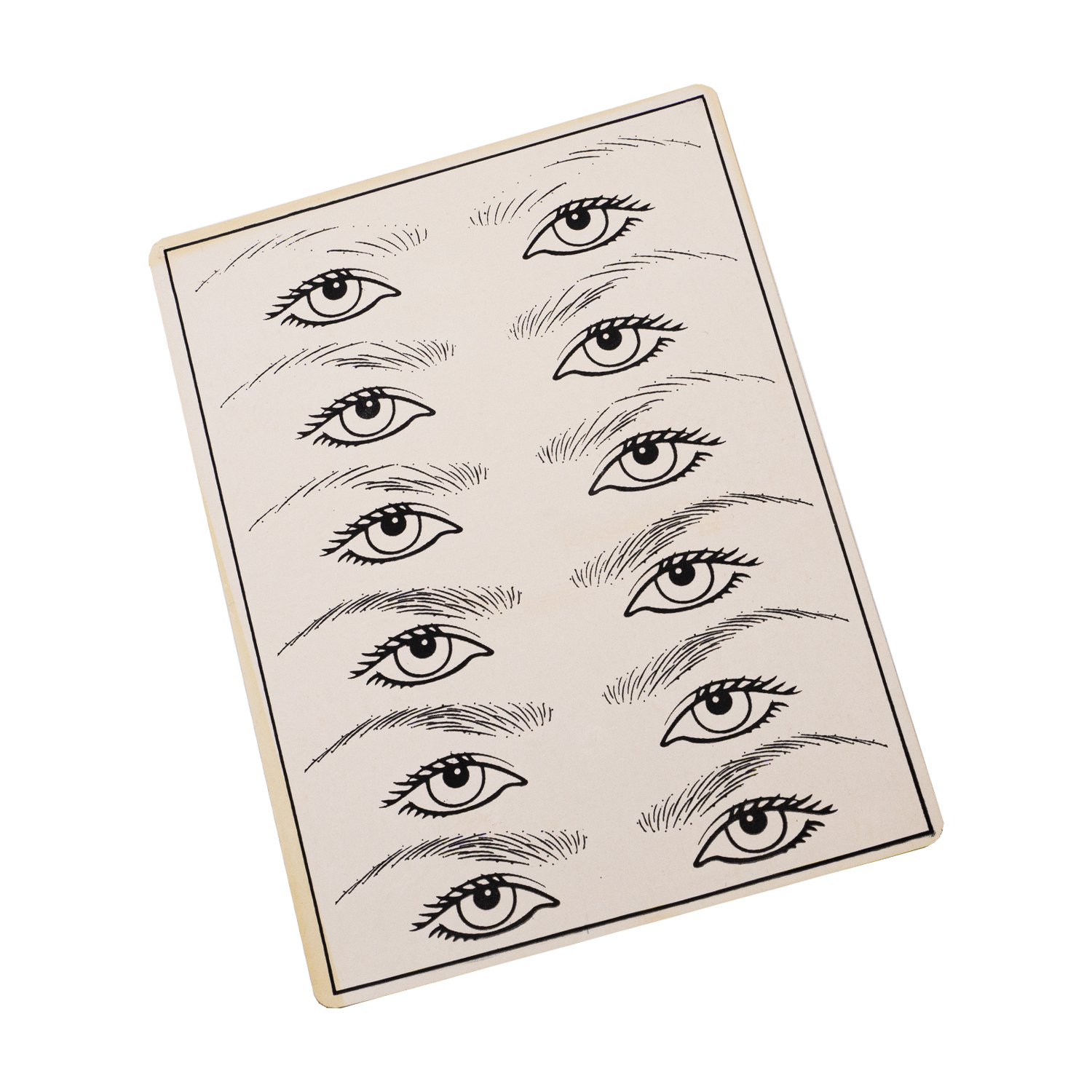 EYEBROW PRACTICE PAD 20x15x h.0,15cm